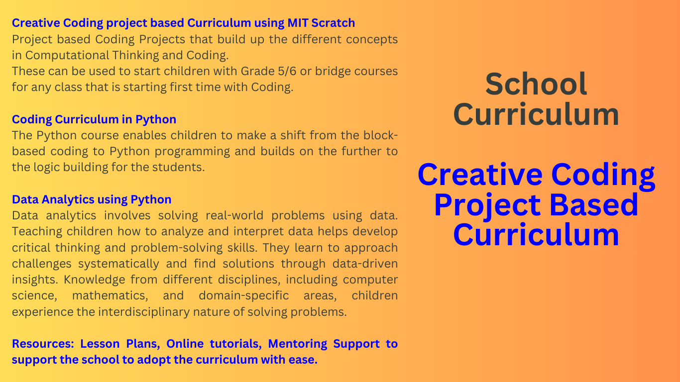 Coding curriculum for schools panchatantra programming